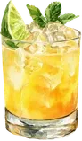 Illustration aquarelle : Moscow Mule